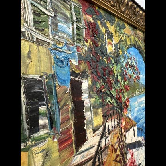 Marco Valeri Painting Fine Art 2002 Original Signed Oil Palette knife on canvas. - Picture 14 of 14